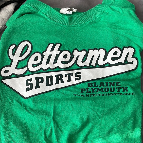 Lettermans lettermans | Tops | Letterman Shirt Color Green And Its A Large | Poshmark